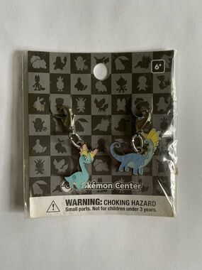 2014 Pokemon Center metal charms Amaura & Aurorus